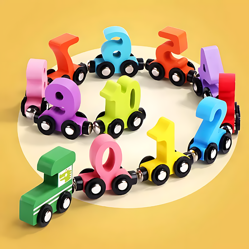 Juego de Tren Números Magnéticos | ¡Aprende Jugando con Diversión Sobre Rieles!