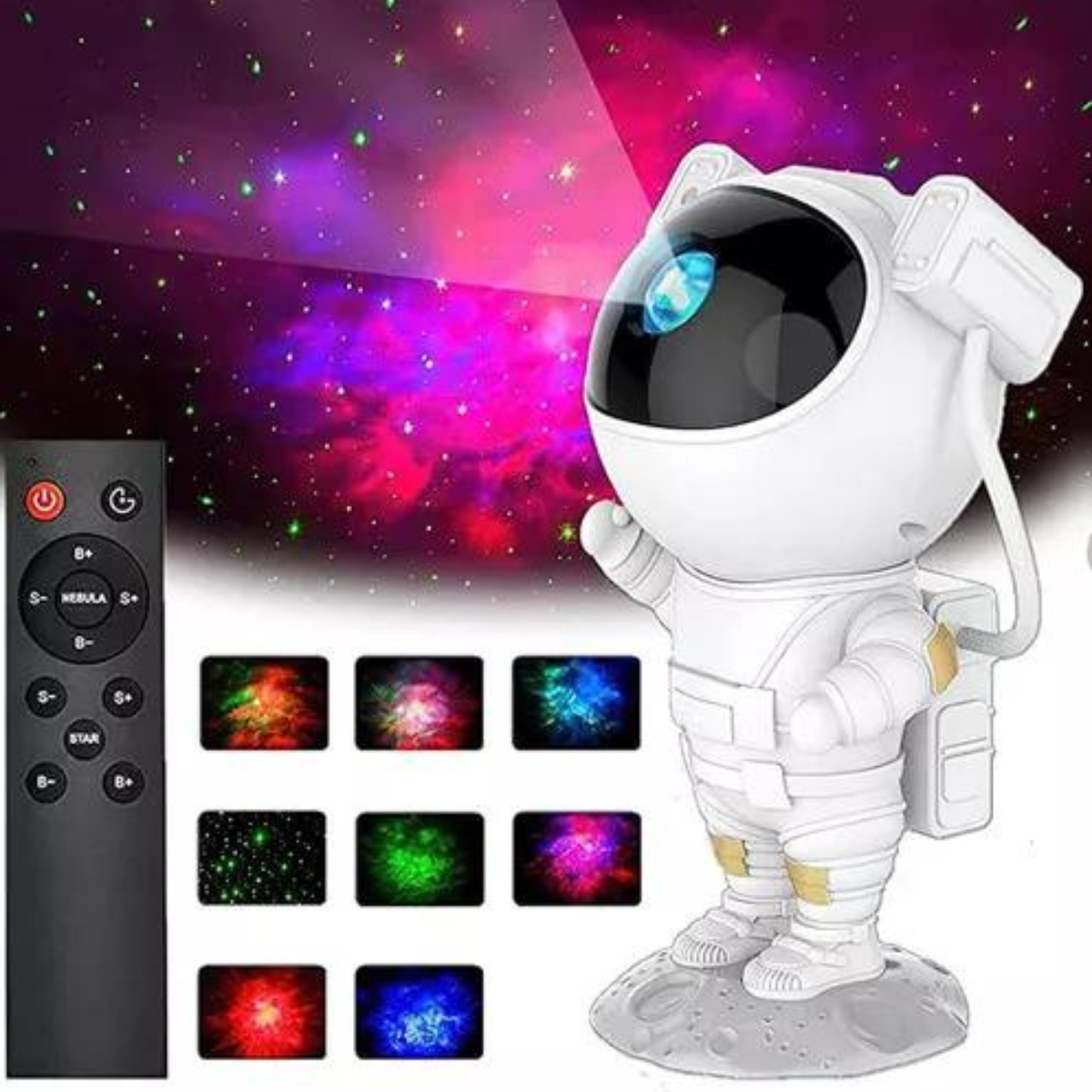 Proyector Holograma de Astronauta | ¡Lleva el Universo a tu Habitación!