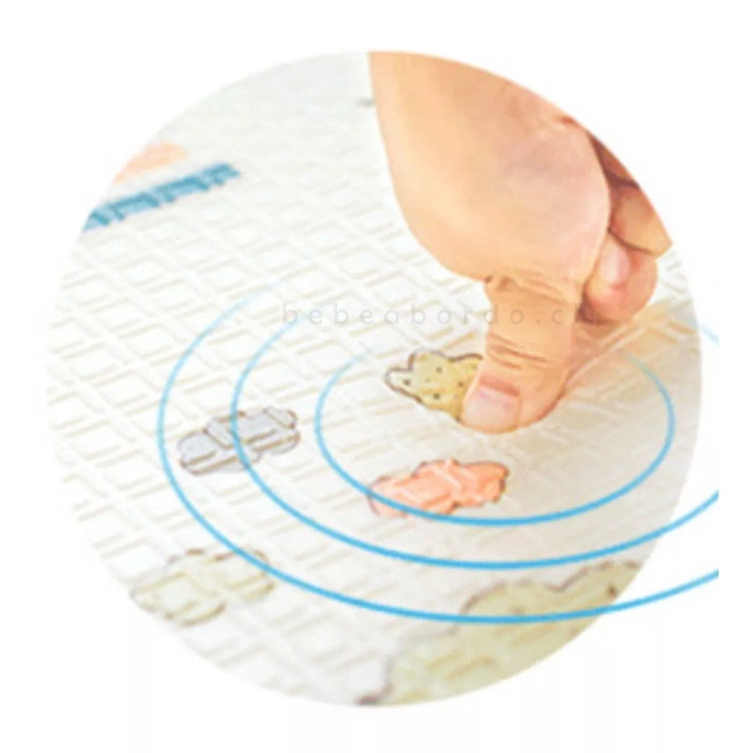 Tapete Alfombra Plegable Antigolpes Reversible | Protección, Juego y Diversión en Uno
