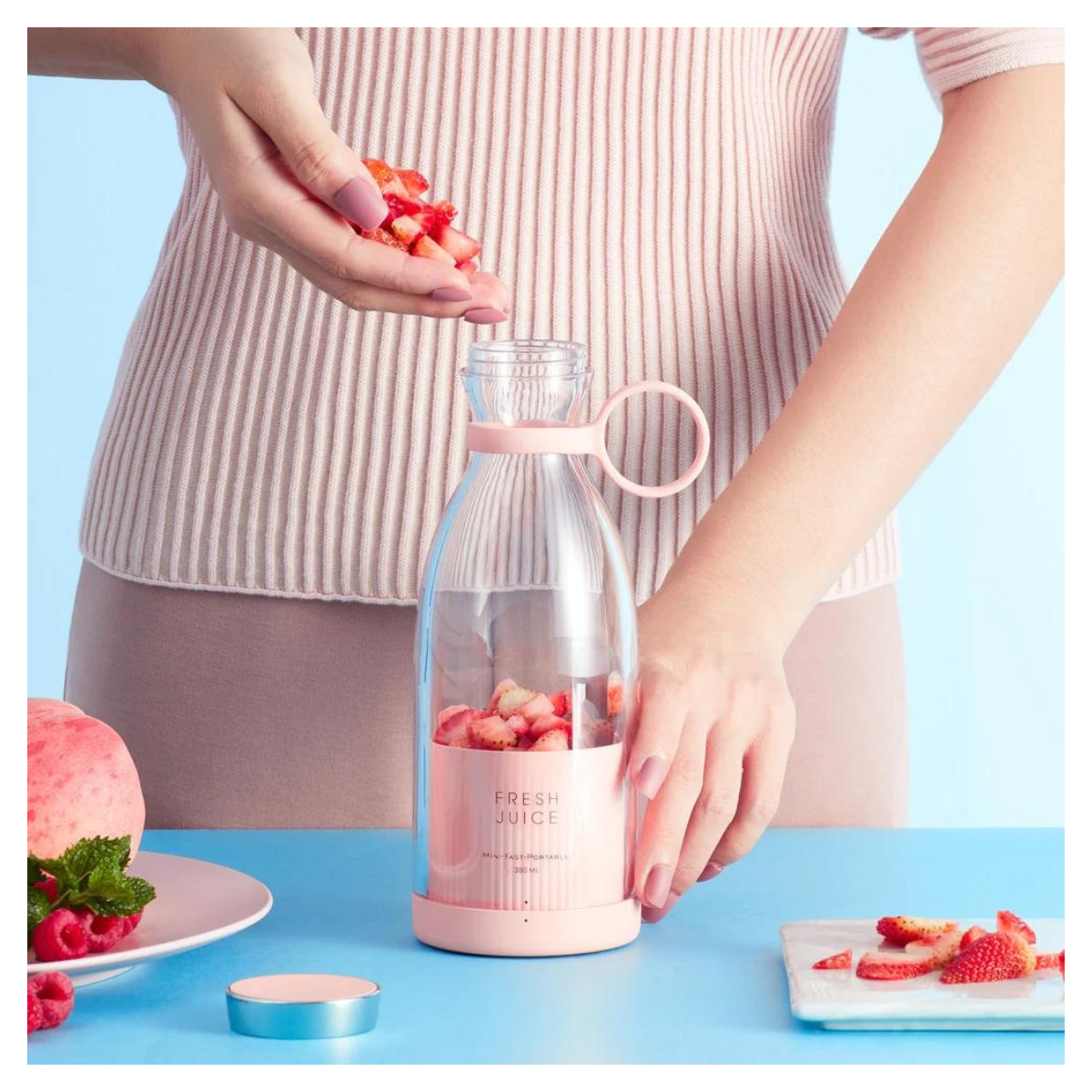 Batidora Portátil Recargable Juice 350ml - ¡Sin Límites, Solo Sabor!