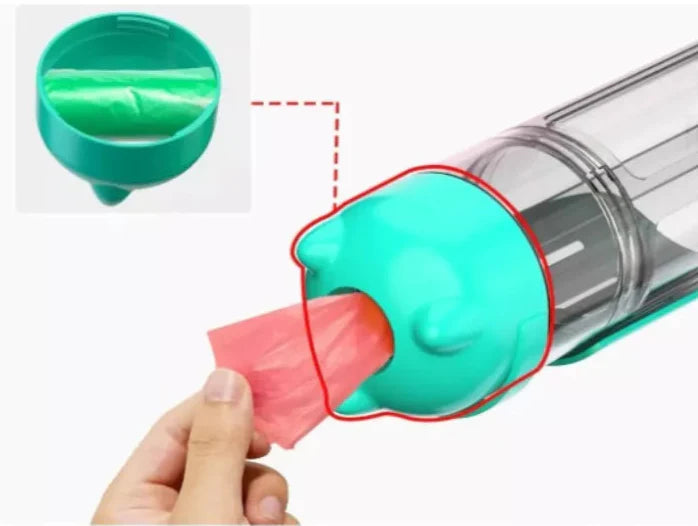 Dispensador 3 en 1 para Mascotas – ¡Todo lo que tu peludo necesita en un solo accesorio!