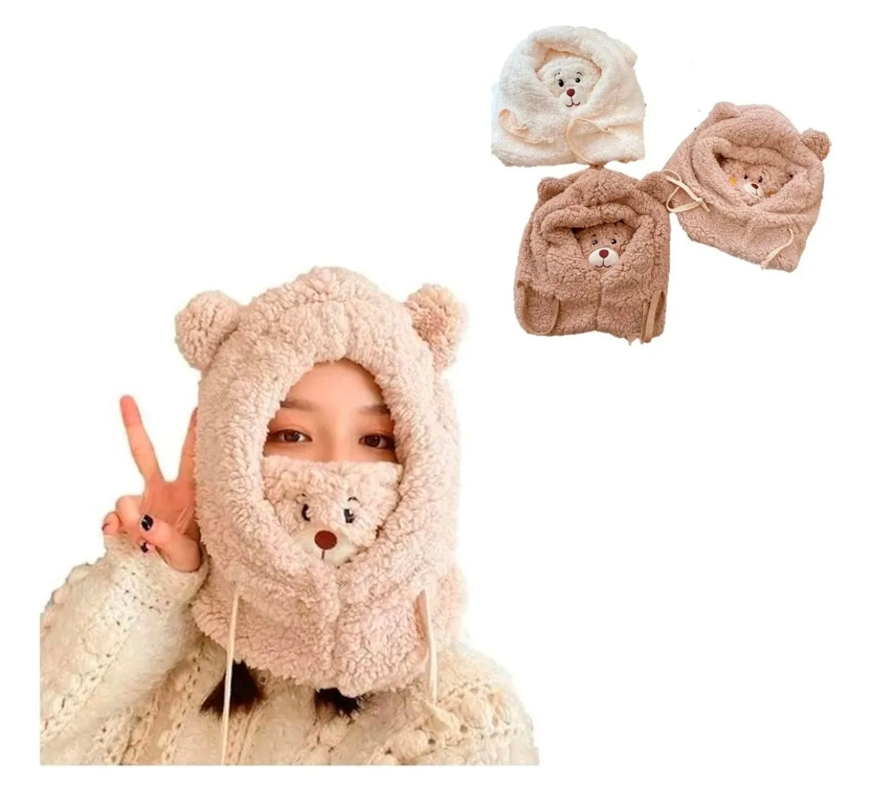 Pack 3 Gorro Capucha Chiporro Ajustable | Calidez y Estilo para el Día del Niño