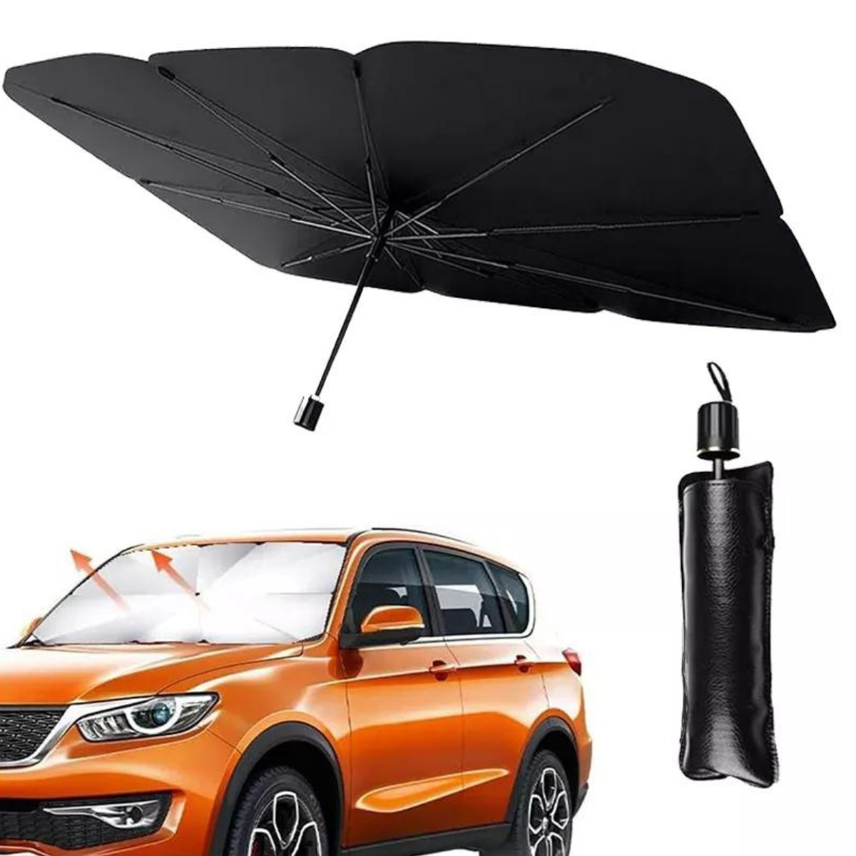 Parasol Plegable Retráctil para Auto | Protección y frescura