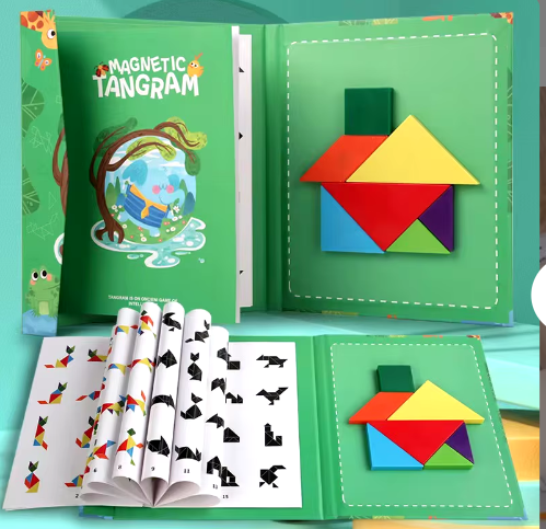 Libro Montessori Imantado Rompecabezas | Diversión Educativa que Desarrolla la Mente