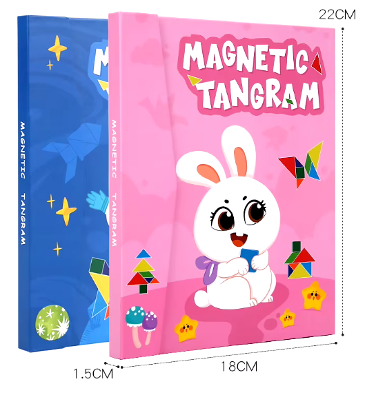 Libro Montessori Imantado Rompecabezas | Diversión Educativa que Desarrolla la Mente