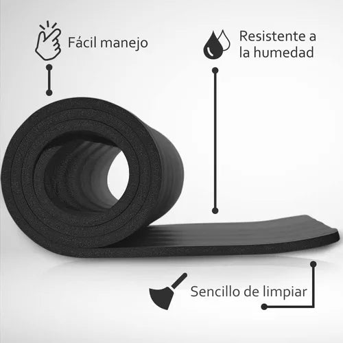 Mat Yoga Colchoneta Ejercicio Grueso