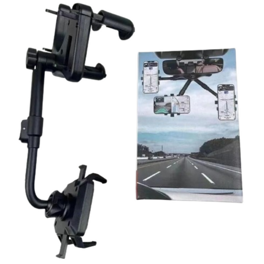 Triple Soporte de Retrovisor de Teléfono