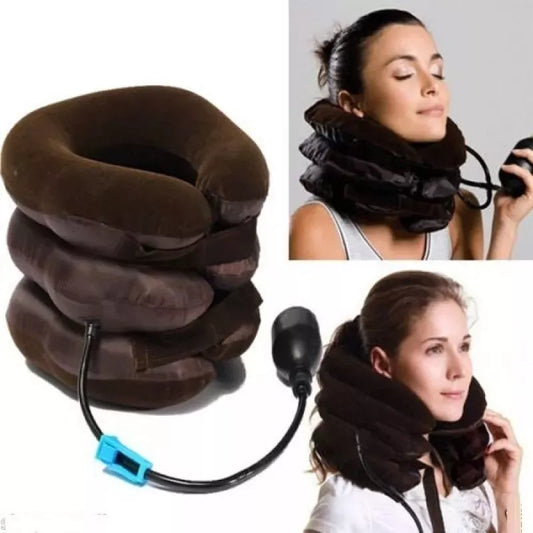 Almohada Cervical Inflable de 3 Capas | Relájate donde quieras