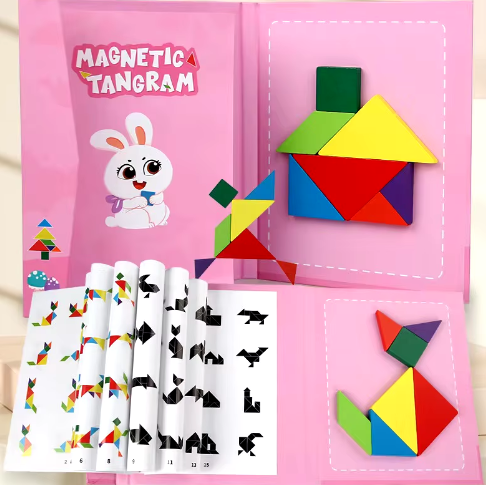 Libro Montessori Imantado Rompecabezas | Diversión Educativa que Desarrolla la Mente